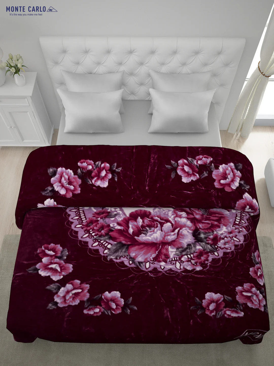 Printed Double Bed Blanket for Heavy Winter -2 Ply - Image 3