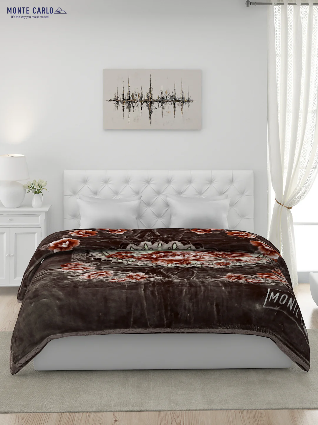 Printed Double Bed Blanket for Heavy Winter -2 Ply - Image 3