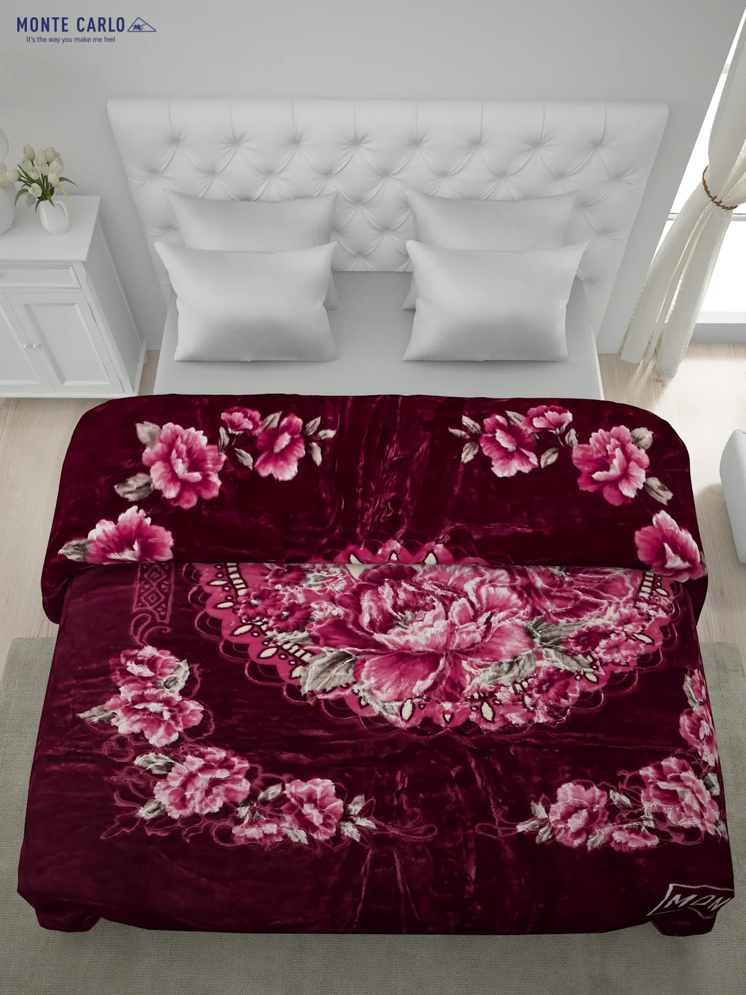 Printed Double Bed Blanket for Heavy Winter -2 Ply - Image 3