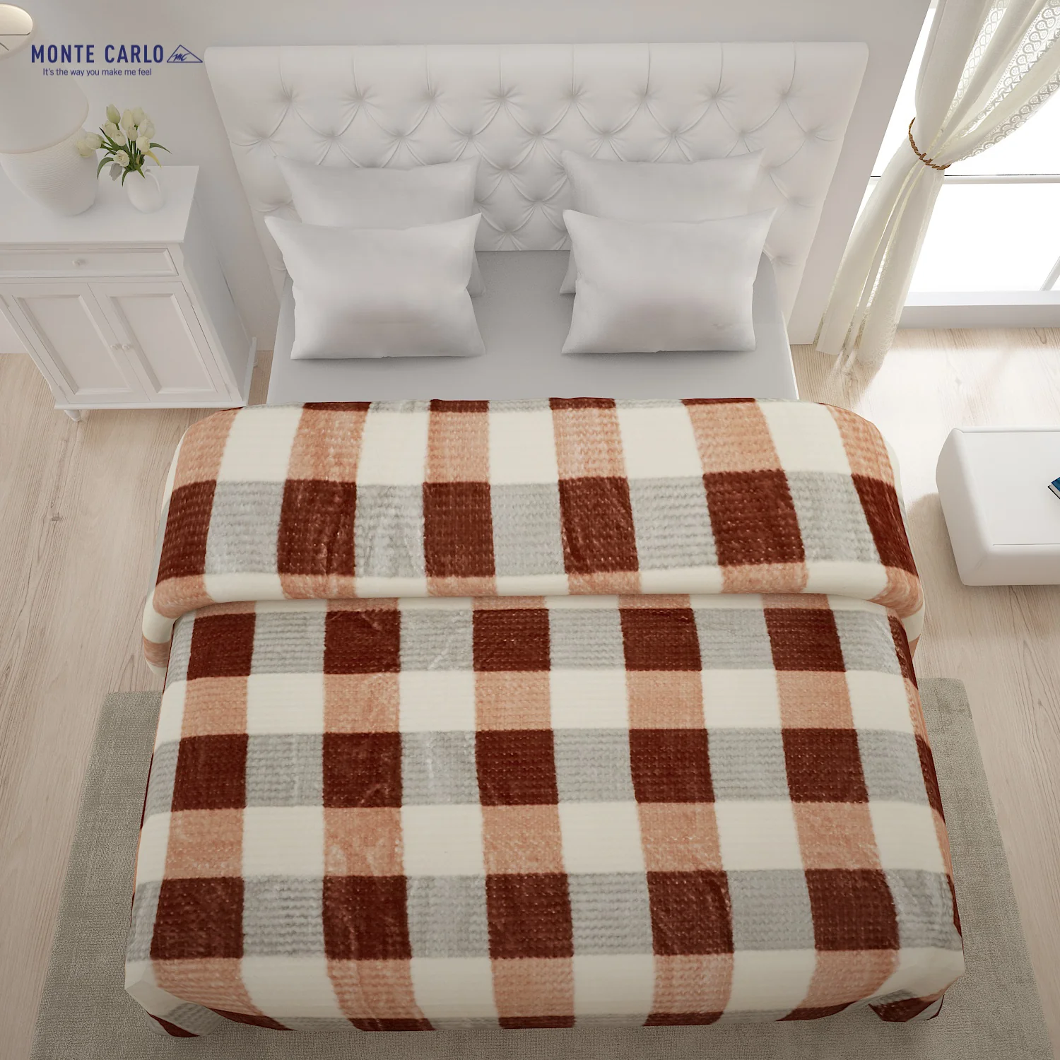 Printed Double Bed Blanket for Heavy Winter -2 Ply - Image 3