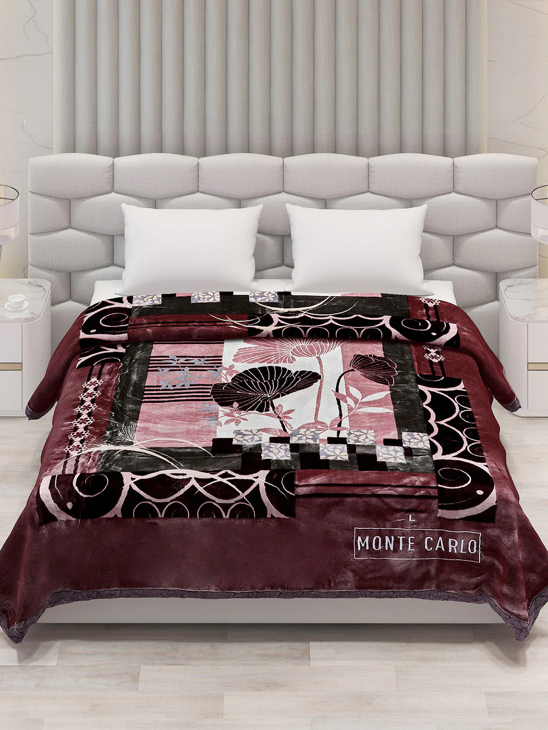 Printed Double Bed Blanket for Heavy Winter -2 Ply - Image 2