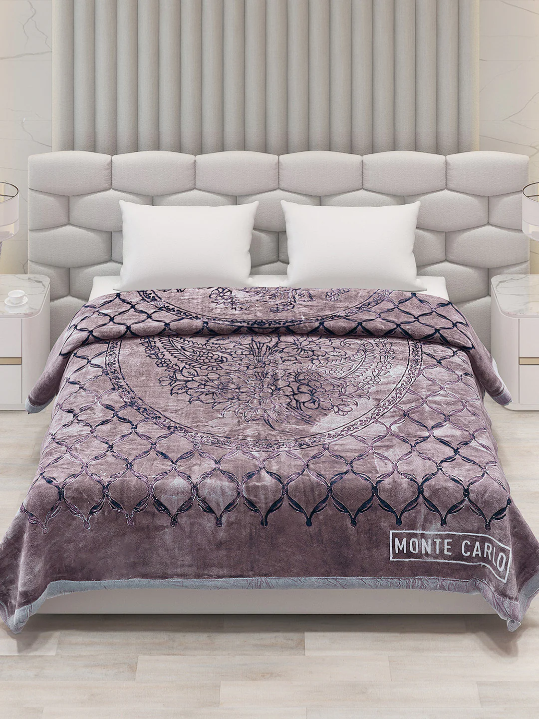 Printed Double Bed Blanket for Heavy Winter -2 Ply - Image 2