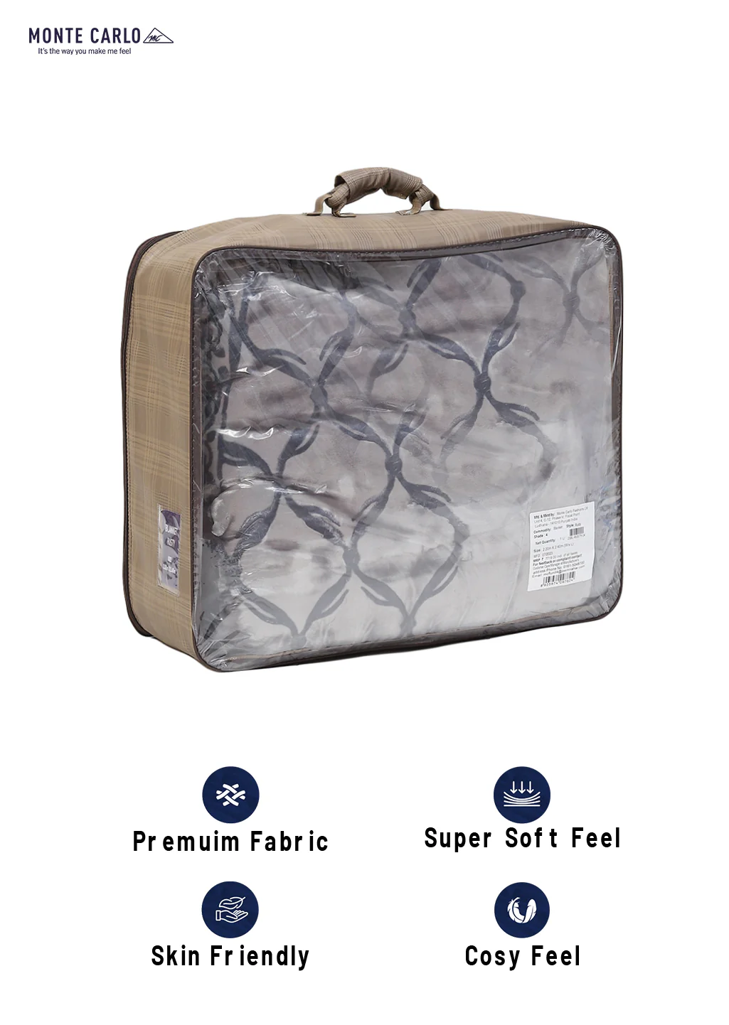 Printed Double Bed Blanket for Heavy Winter -2 Ply - Image 8