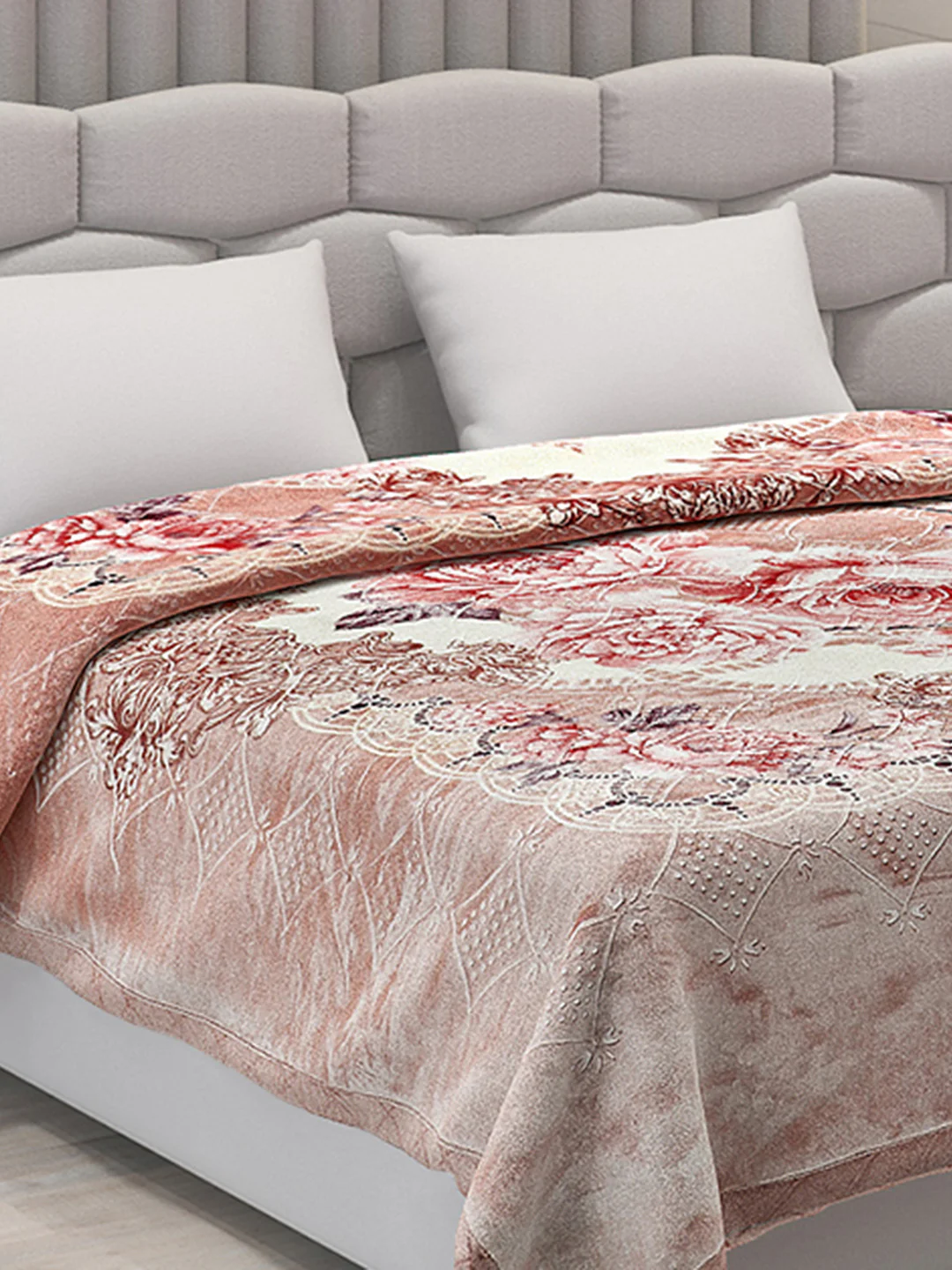 Printed Double Bed Blanket for Heavy Winter -2 Ply - Image 4