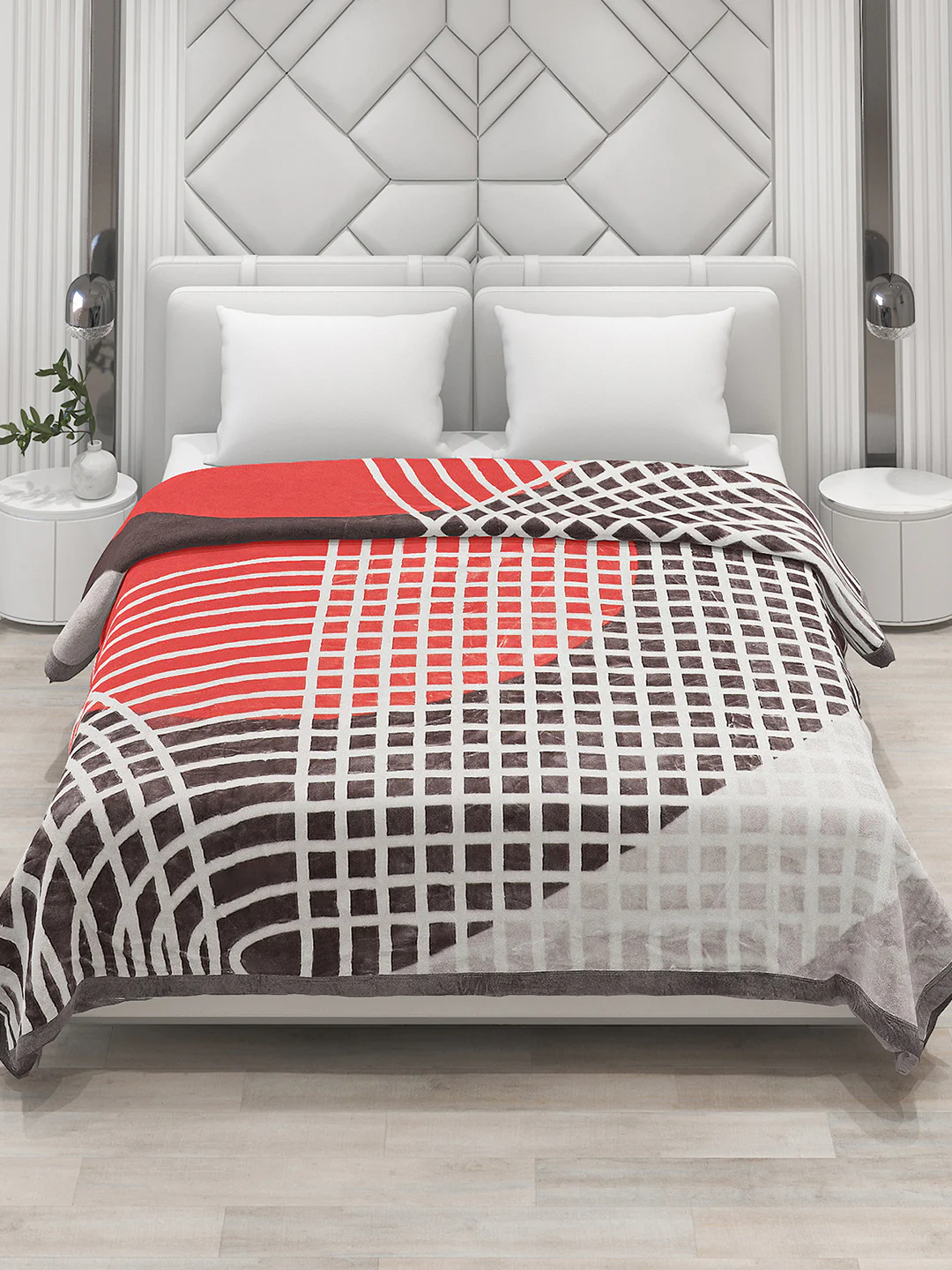 Printed Double Bed Blanket for Heavy Winter -2 Ply - Image 2