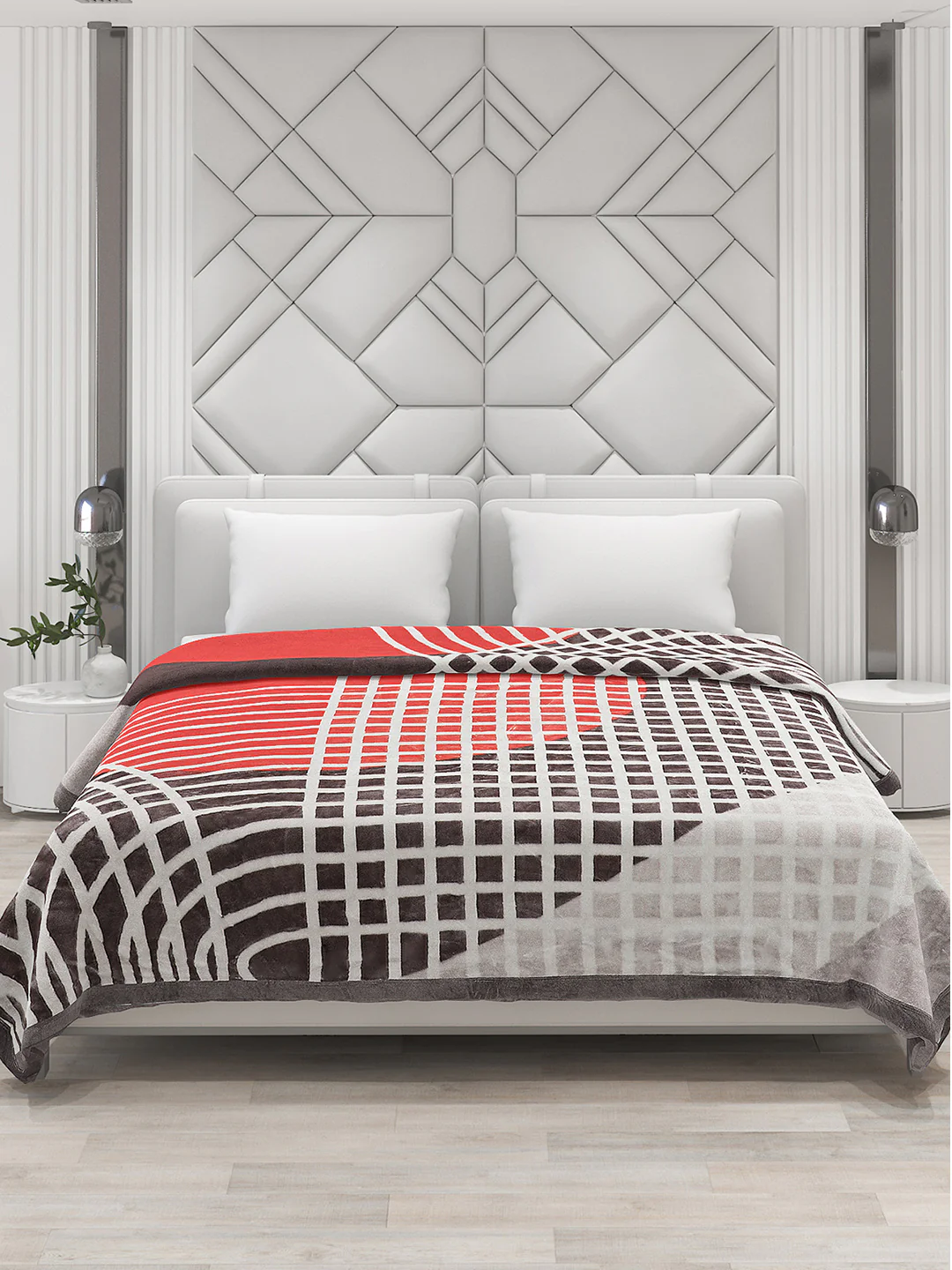 Printed Double Bed Blanket for Heavy Winter -2 Ply - Image 3
