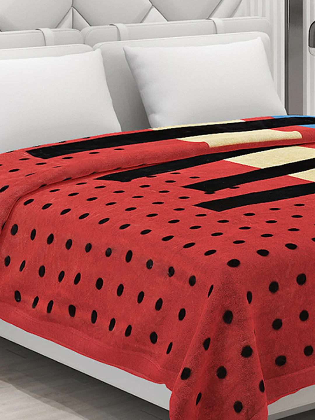 Printed Double Bed Blanket for Heavy Winter -2 Ply - Image 4