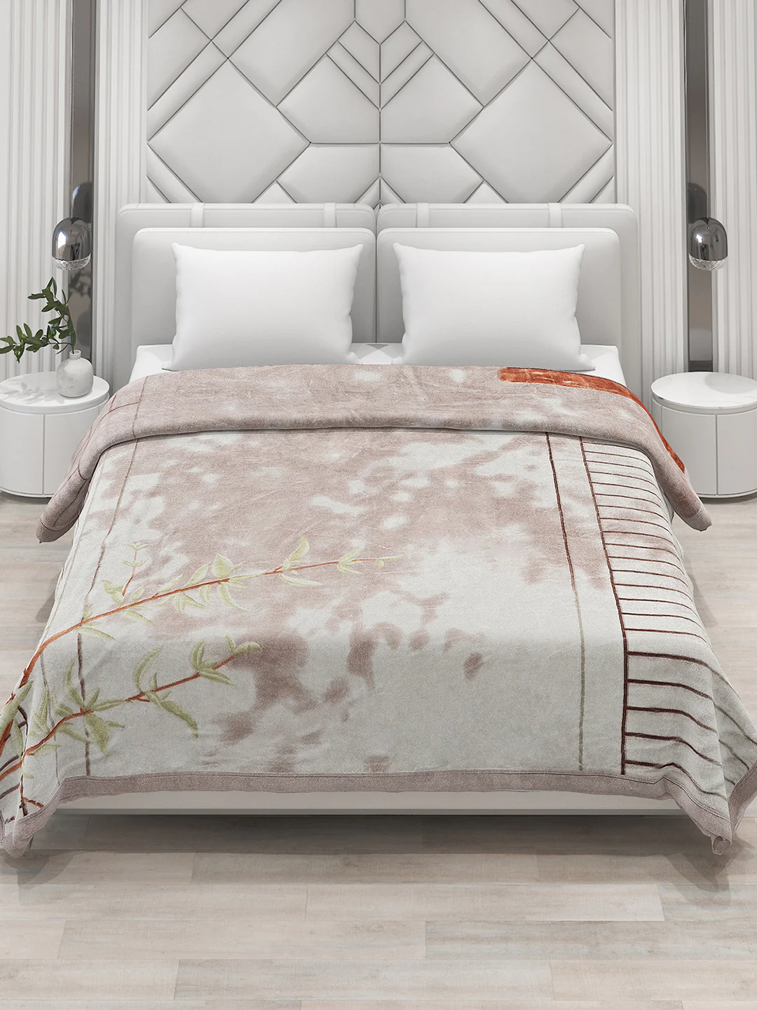 Printed Double Bed Blanket for Heavy Winter -2 Ply - Image 2