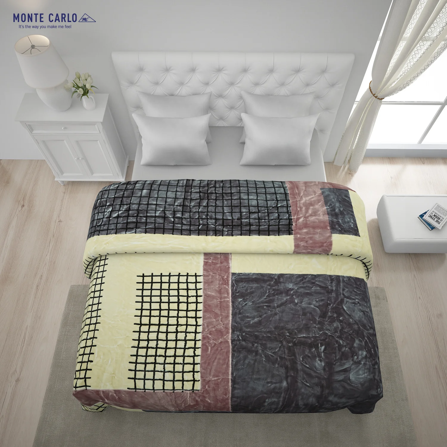 Printed Double Bed Blanket for Heavy Winter -2 Ply - Image 3