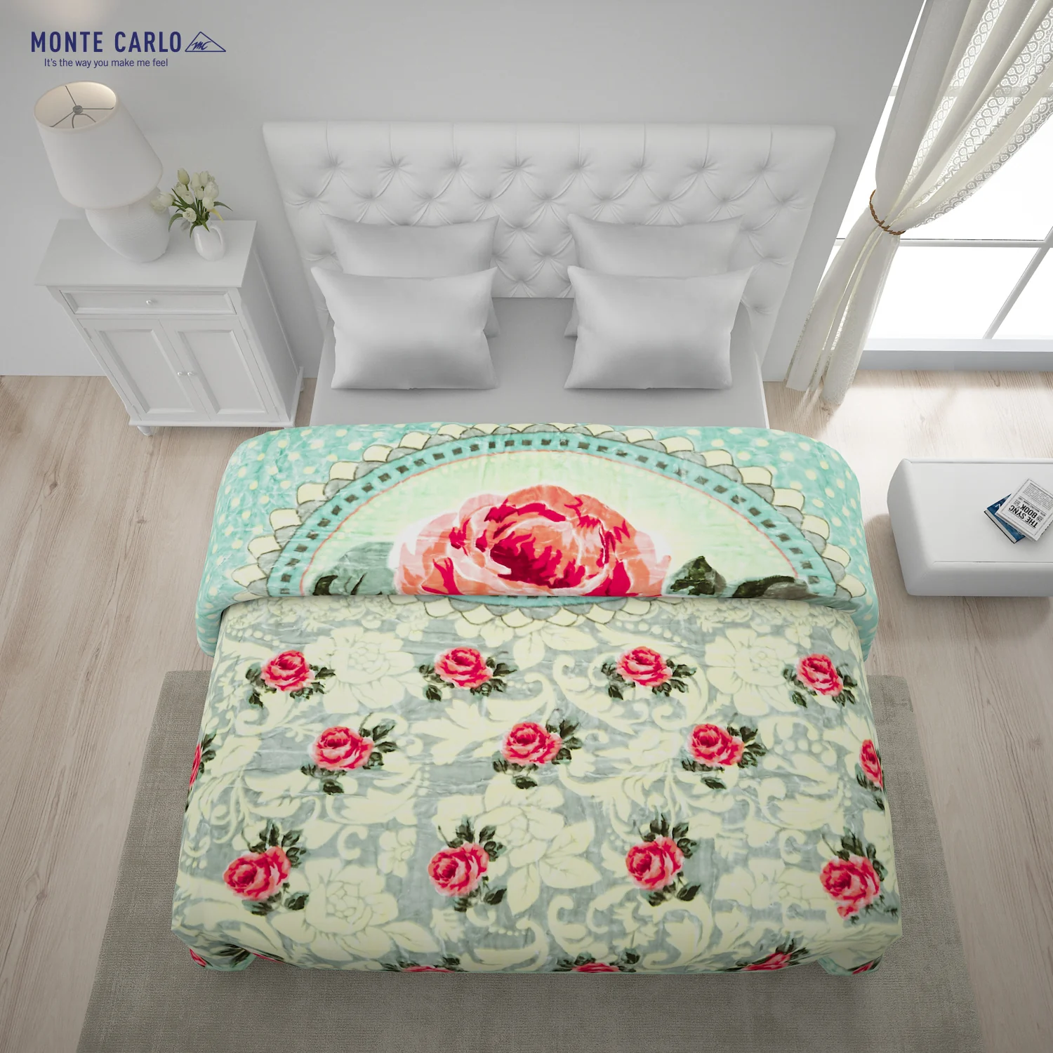 Printed Double Bed Blanket for Heavy Winter -2 Ply - Image 3