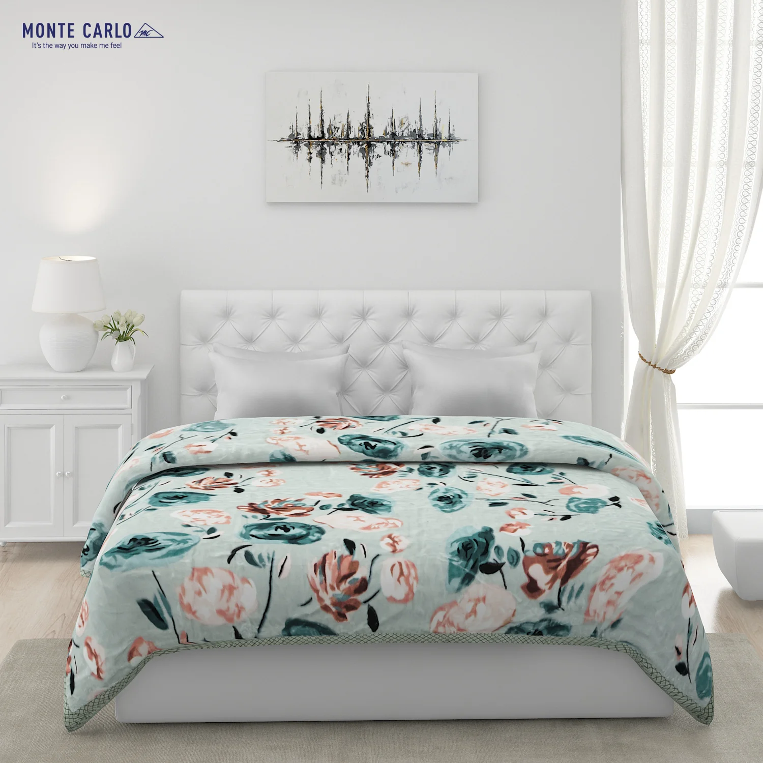 Printed Double Bed Blanket for Heavy Winter -2 Ply - Image 2