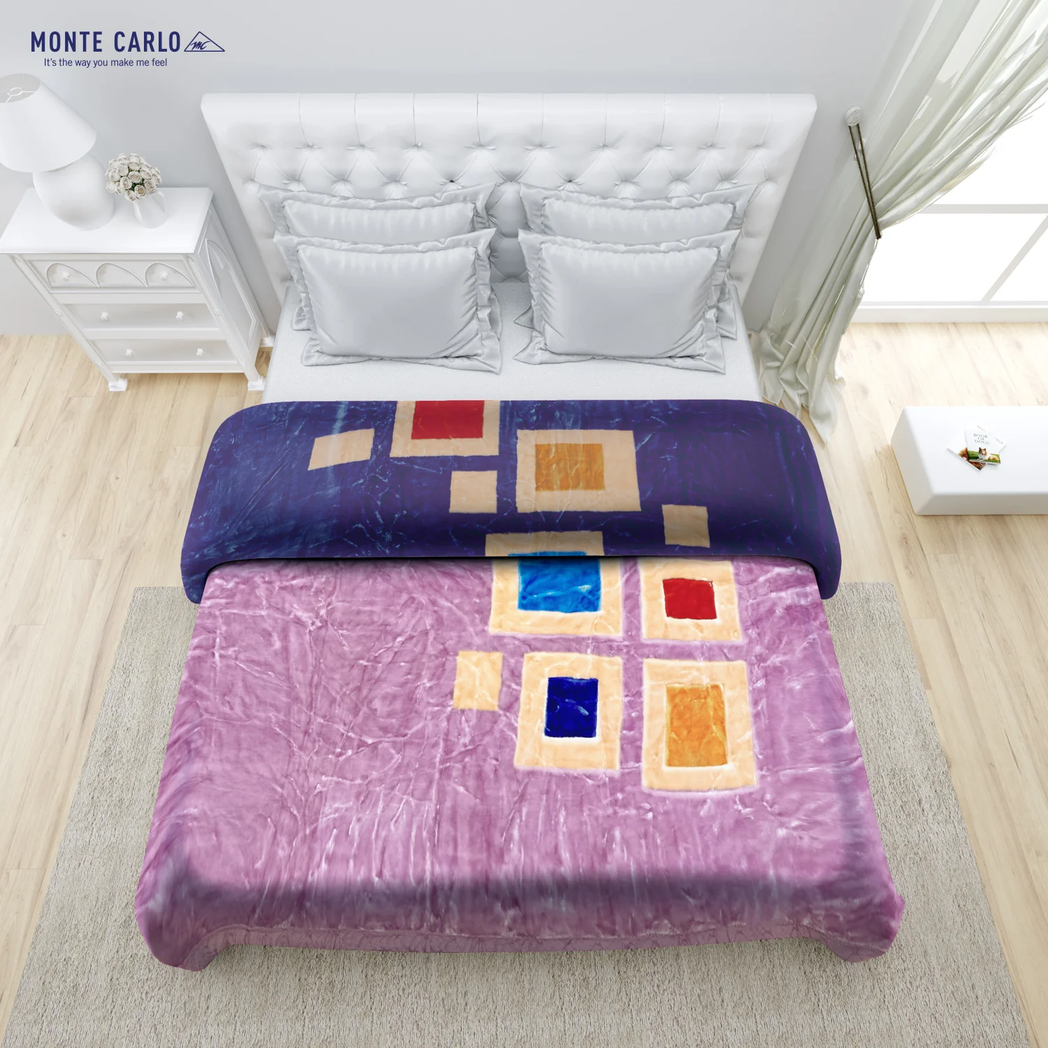 Printed Double Bed Blanket for Heavy Winter -2 Ply - Image 4