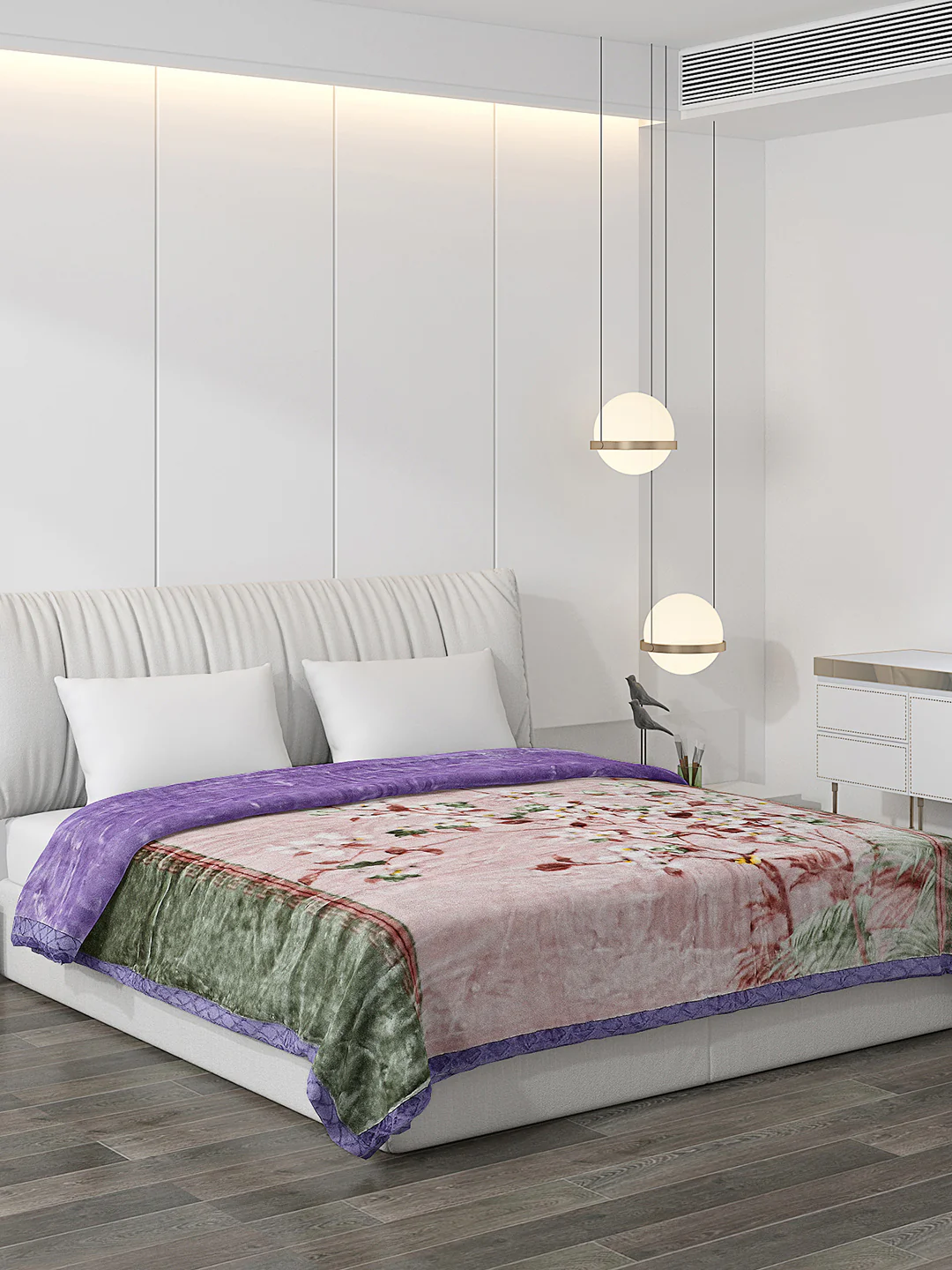 Printed Double Bed Blanket for Heavy Winter -2 Ply - Image 6