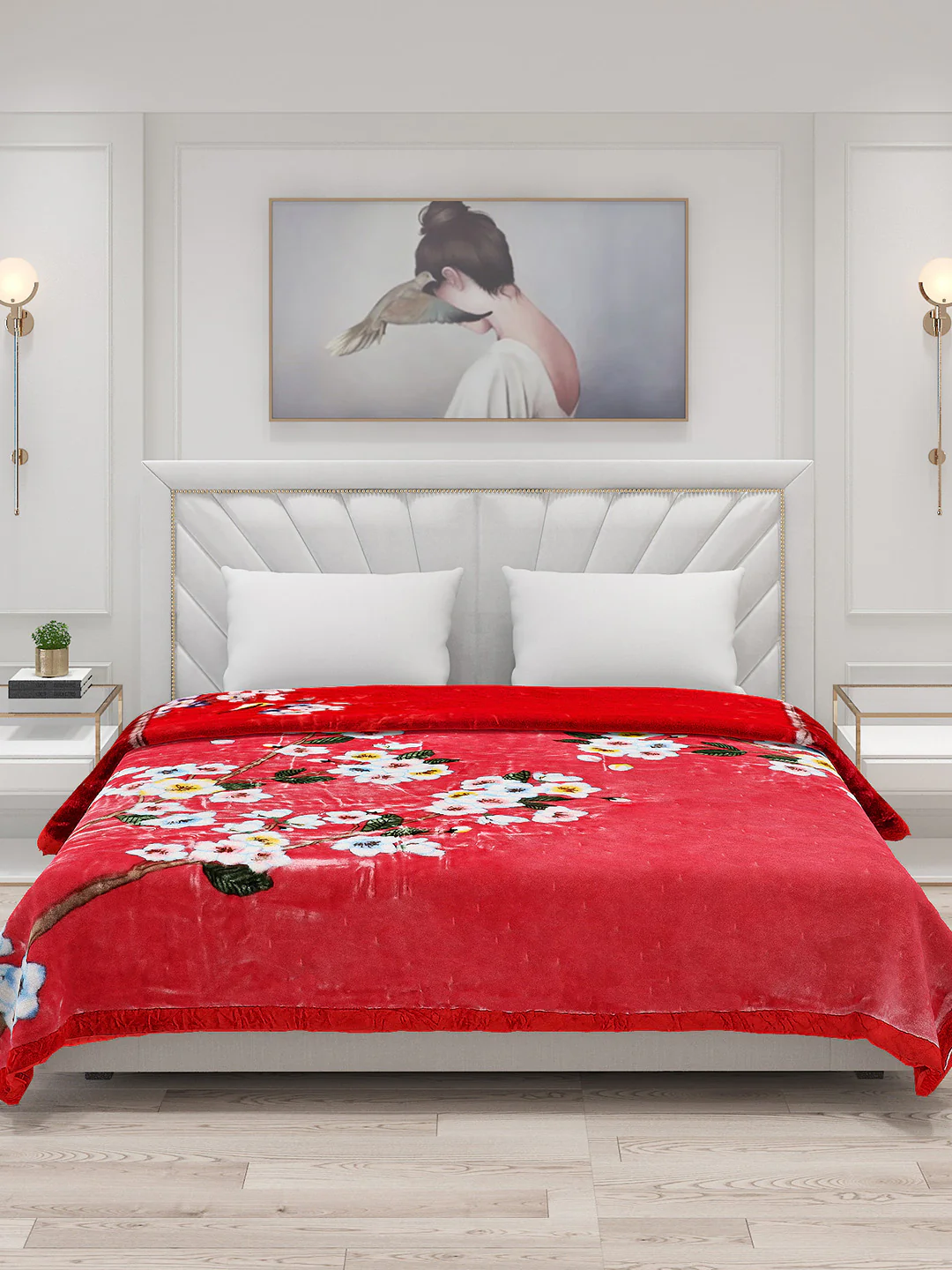 Printed Double Bed Blanket for Heavy Winter -2 Ply - Image 3