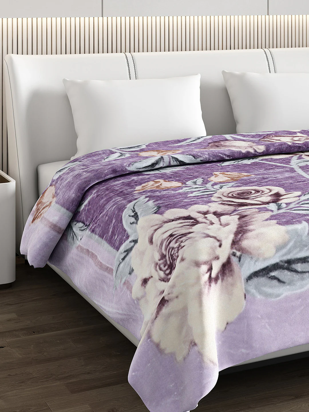 Printed Double Bed Blanket for Heavy Winter -2 Ply - Image 4