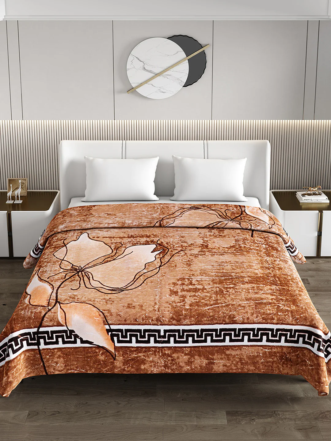Printed Double Bed Blanket for Heavy Winter -2 Ply - Image 3