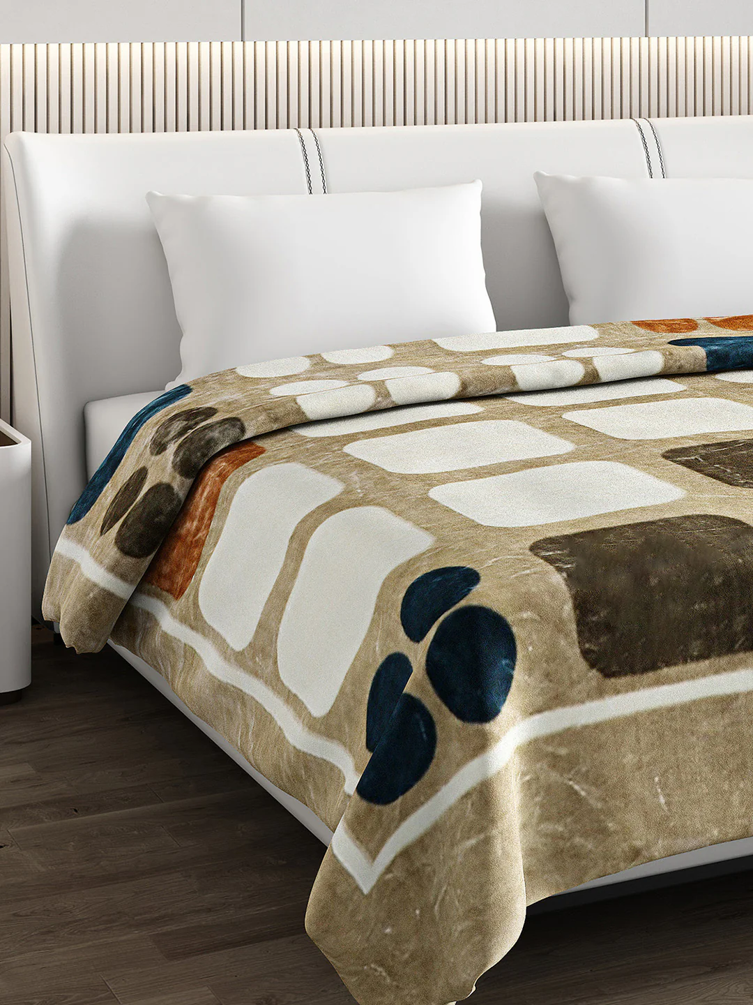 Printed Double Bed Blanket for Heavy Winter -2 Ply - Image 4