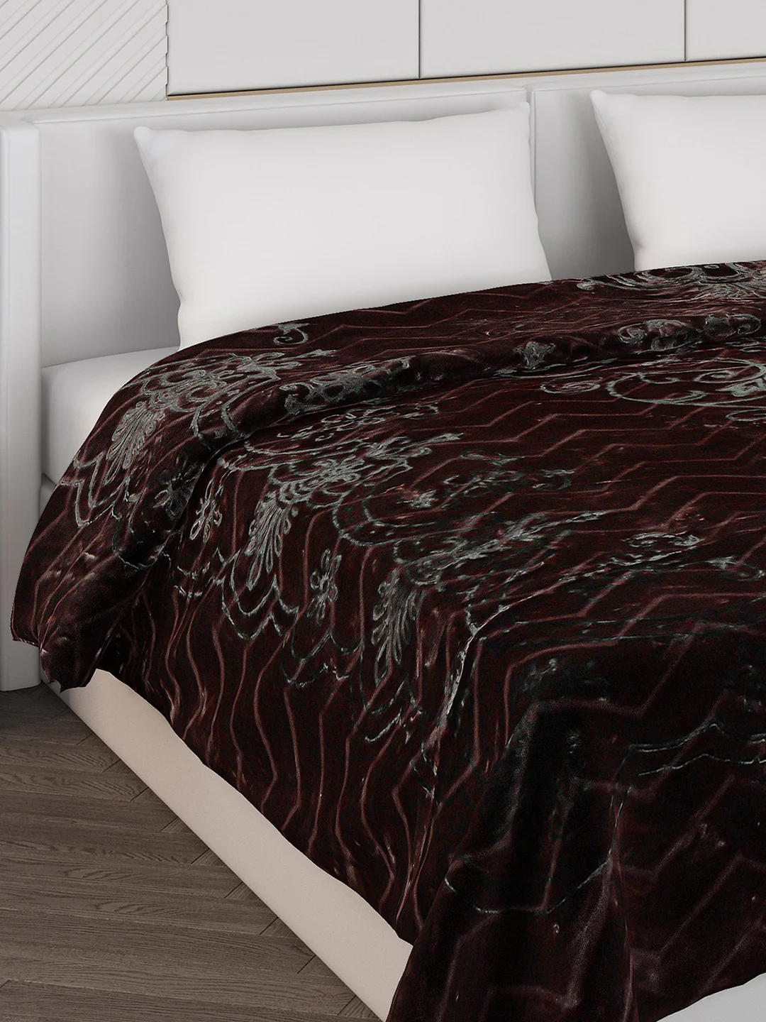 Printed Double Bed Blanket for Heavy Winter -2 Ply - Image 4