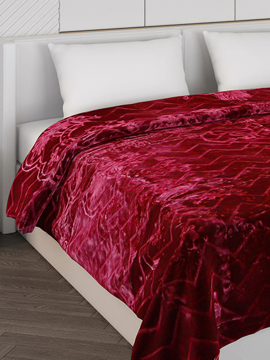 Printed Double Bed Blanket for Heavy Winter -2 Ply - Image 4
