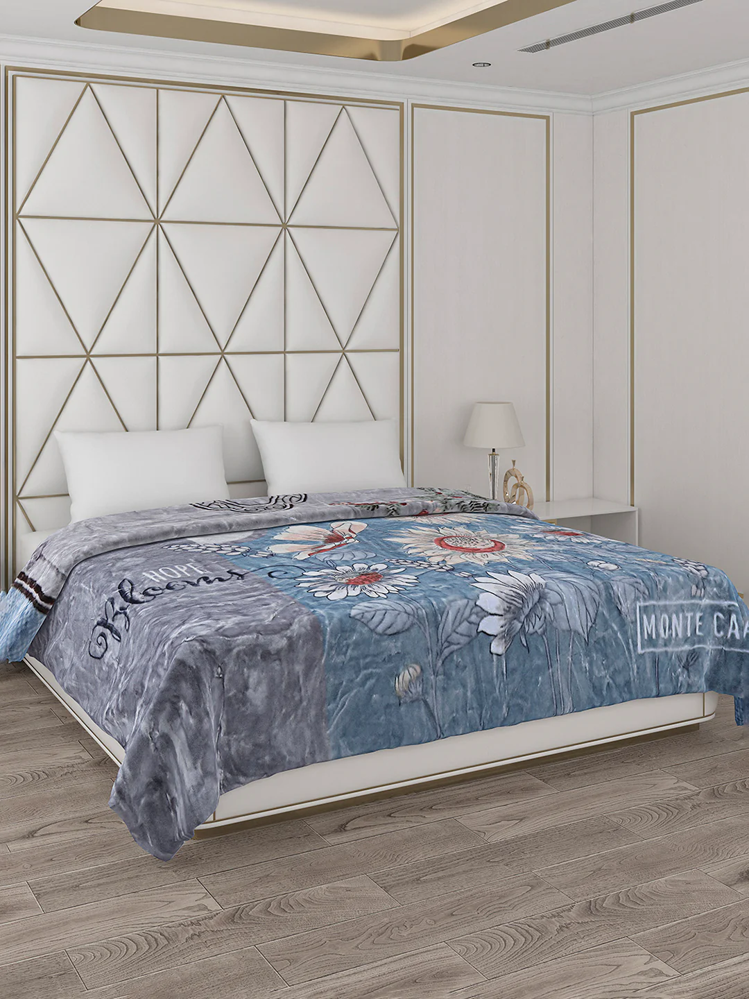 Printed Double Bed Blanket for Heavy Winter -2 Ply - Image 4