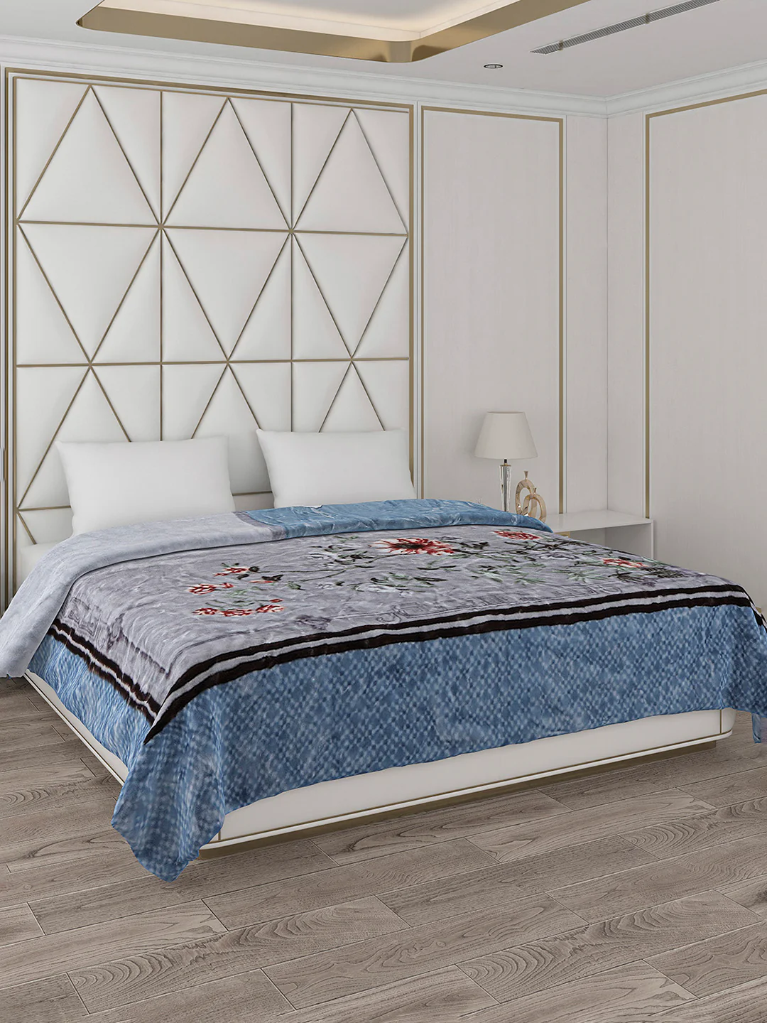 Printed Double Bed Blanket for Heavy Winter -2 Ply - Image 5