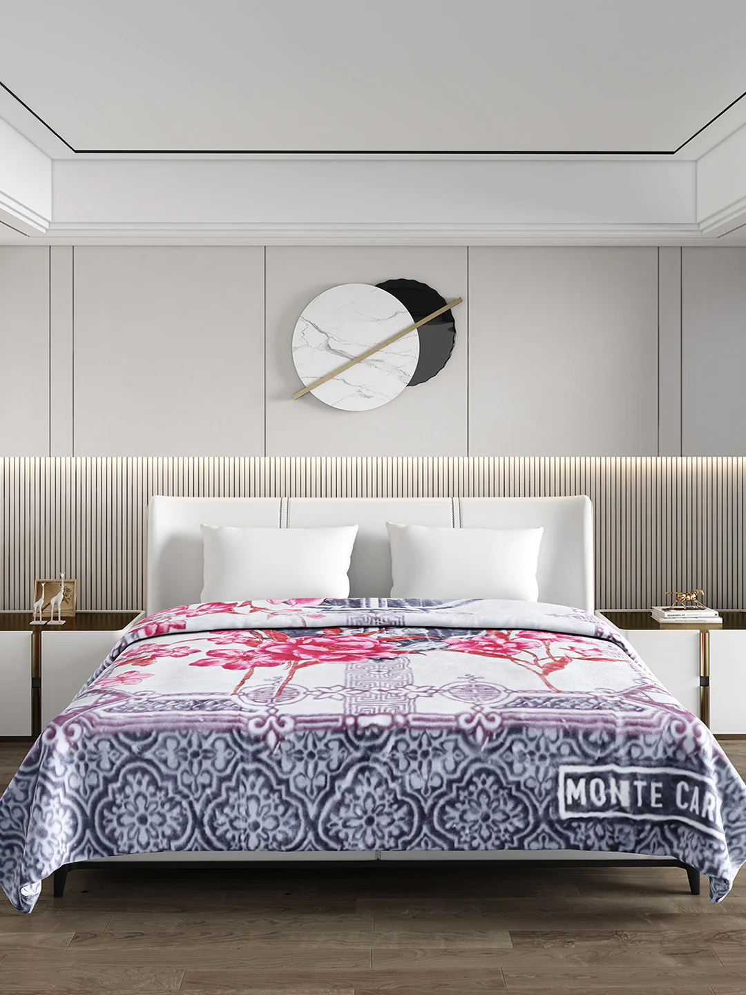 Printed Double Bed Blanket for Heavy Winter -2 Ply - Image 2