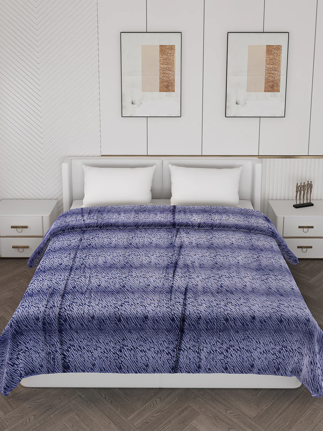 Printed Double Bed Blanket for Heavy Winter -2 Ply - Image 3