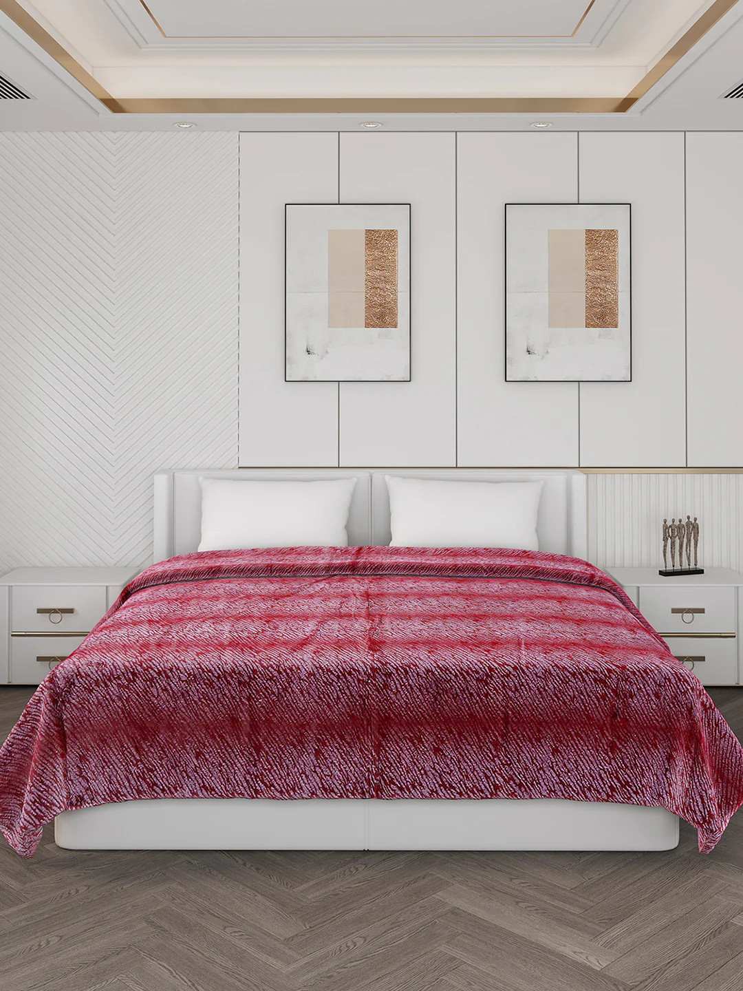 Printed Double Bed Blanket for Heavy Winter -2 Ply - Image 2
