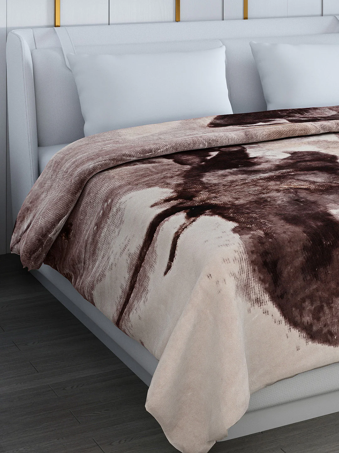 Printed Double Bed Blanket for Heavy Winter -2 Ply - Image 4