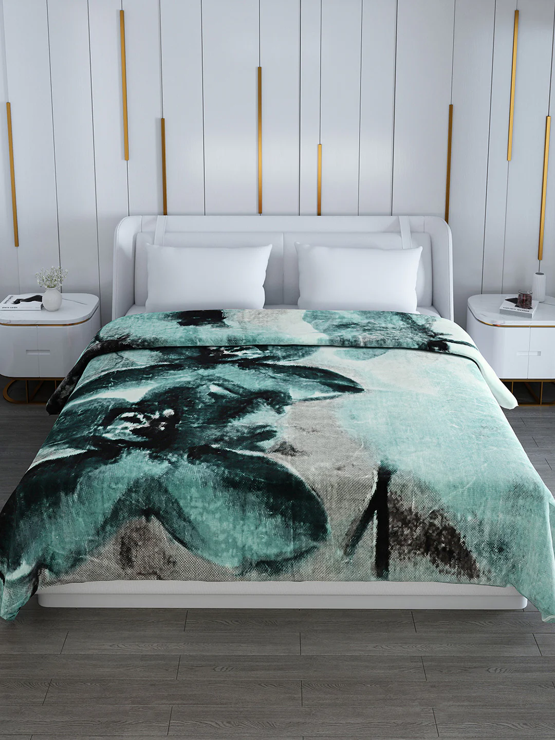 Printed Double Bed Blanket for Heavy Winter -2 Ply - Image 3