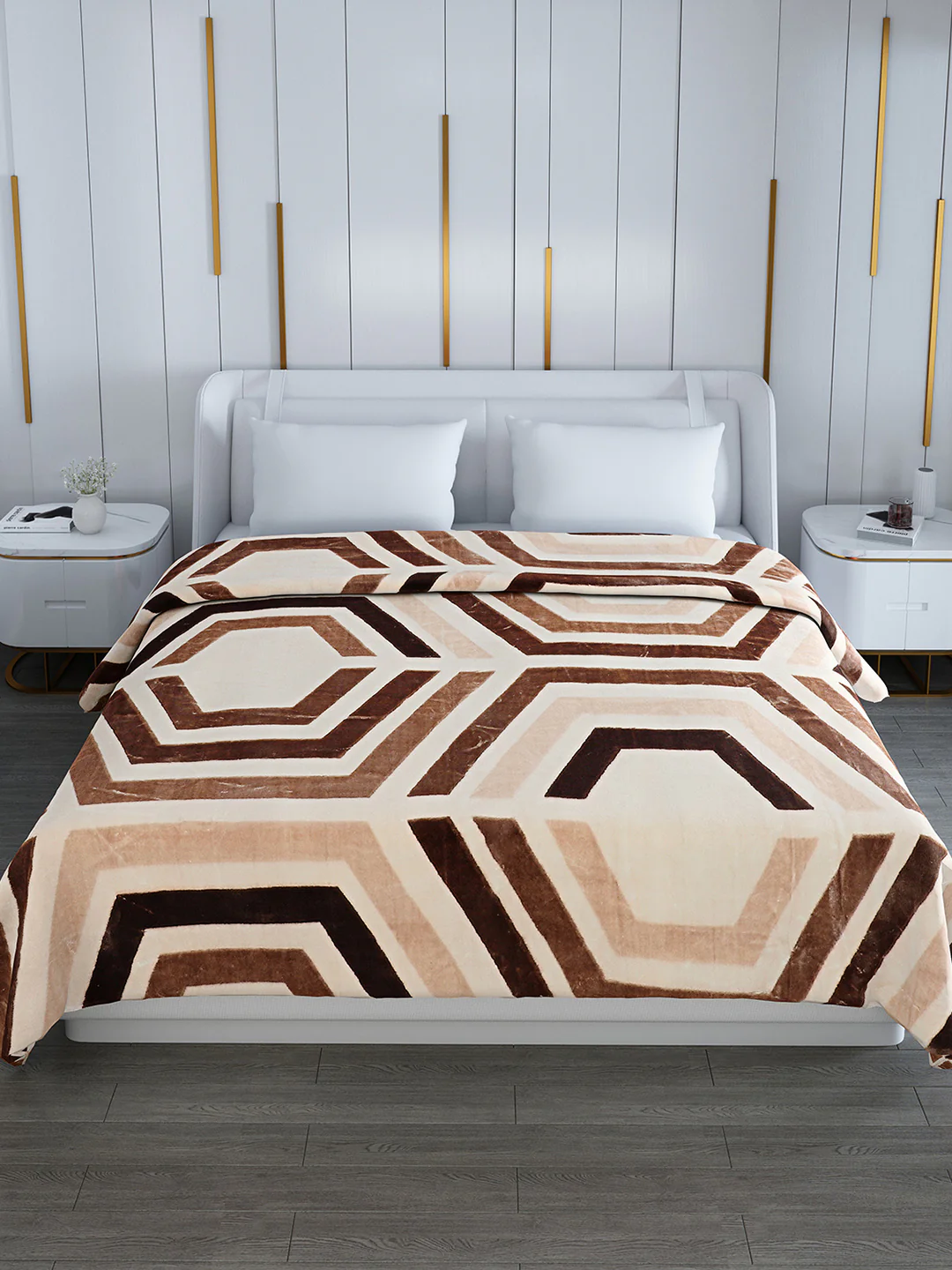 Printed Double Bed Blanket for Heavy Winter -2 Ply - Image 3