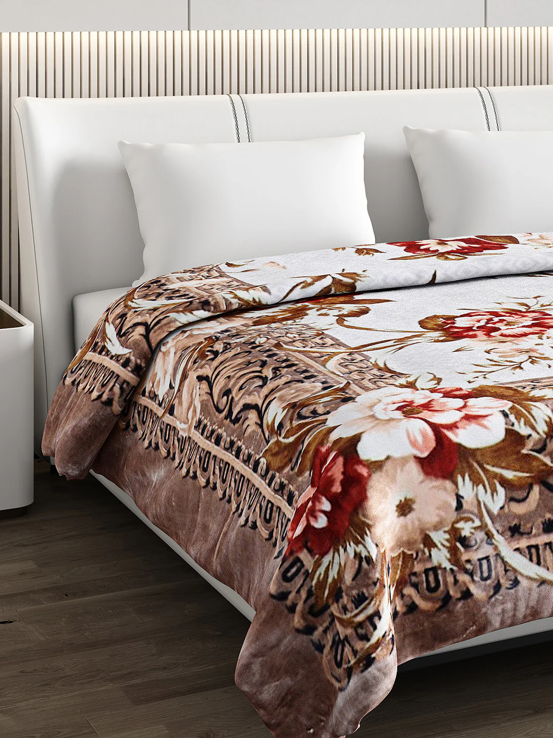 Printed Double Bed Blanket for Heavy Winter -2 Ply - Image 4