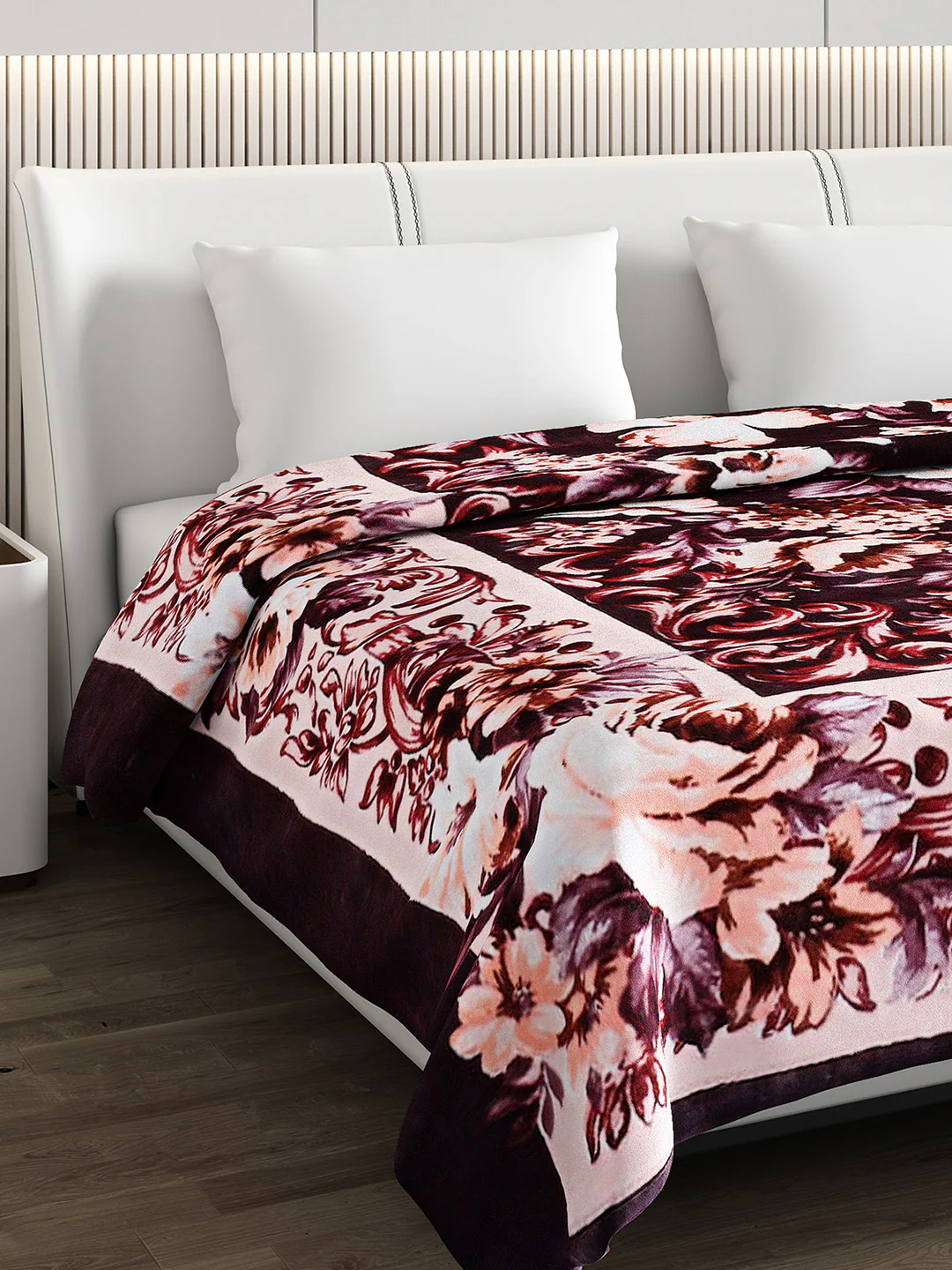 Printed Double Bed Blanket for Heavy Winter -2 Ply - Image 4