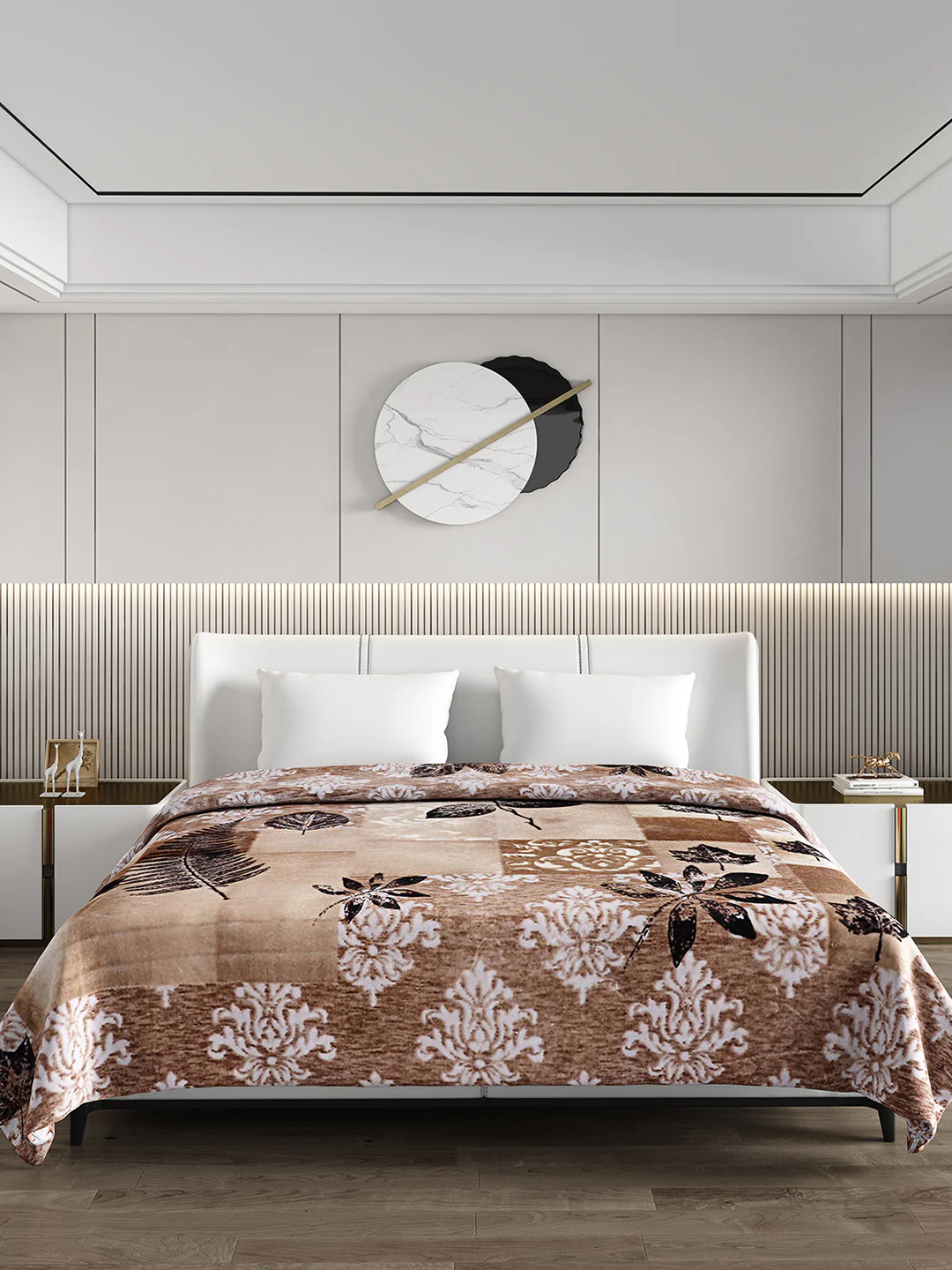 Printed Double Bed Blanket for Heavy Winter -2 Ply - Image 2