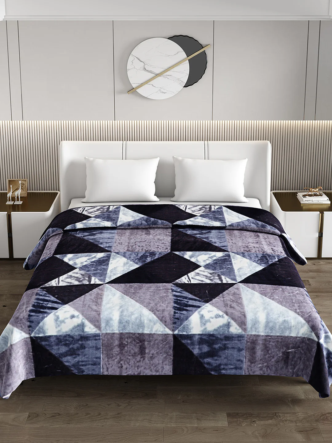 Printed Double Bed Blanket for Heavy Winter -2 Ply - Image 3