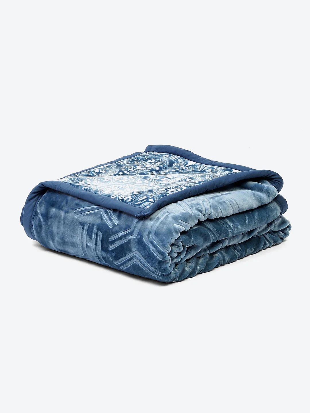 Printed Double Bed Blanket for Heavy Winter -2 Ply - Image 7