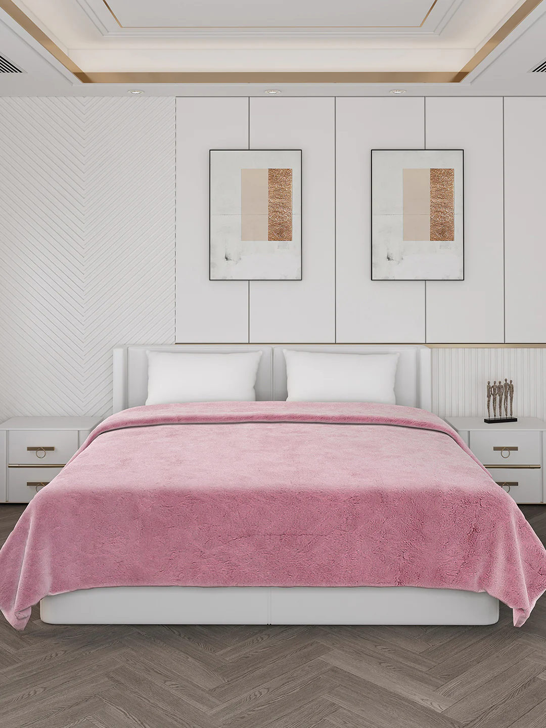 Printed Double Bed Blanket for Heavy Winter -2 Ply - Image 2