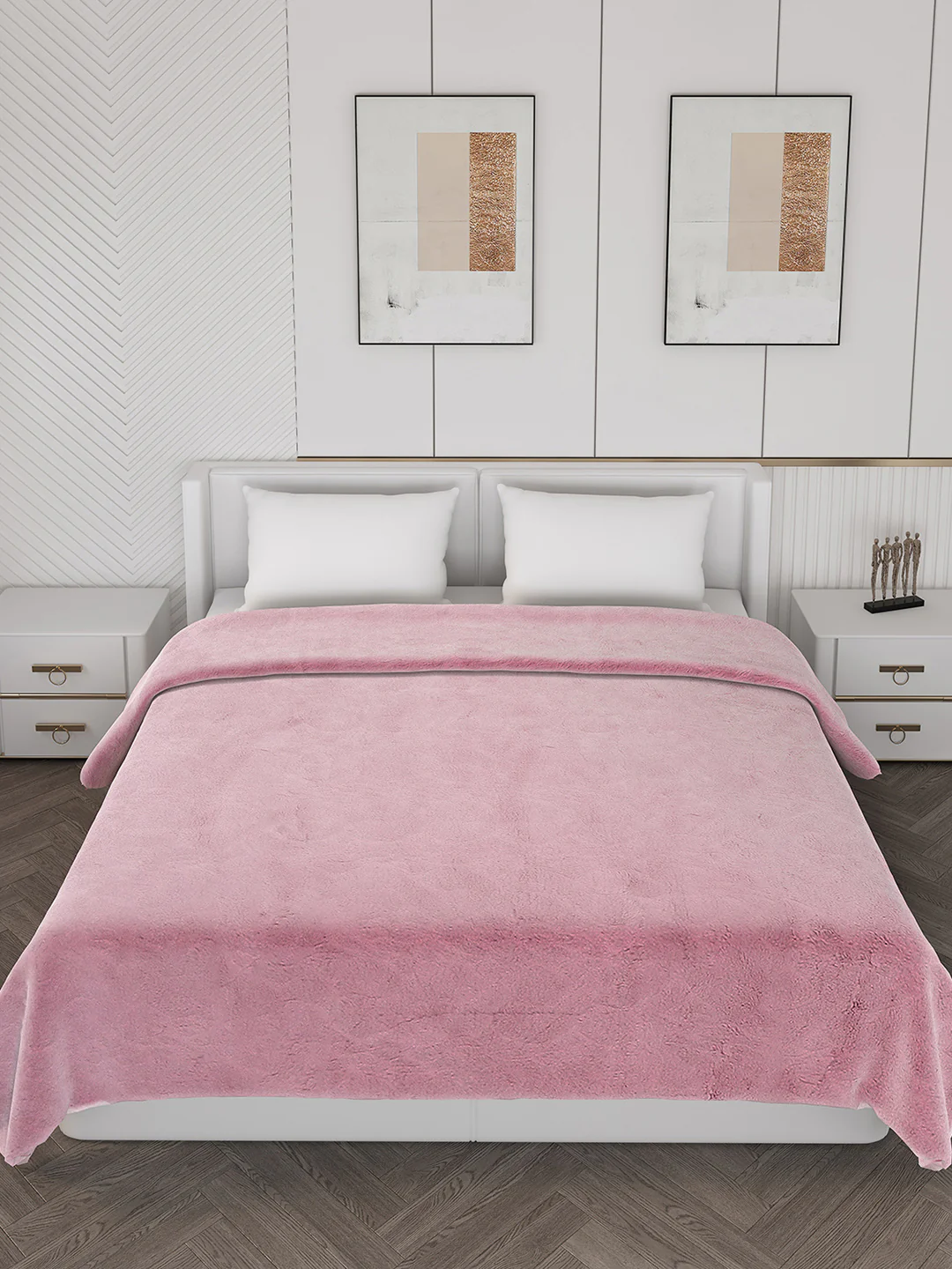 Printed Double Bed Blanket for Heavy Winter -2 Ply - Image 3