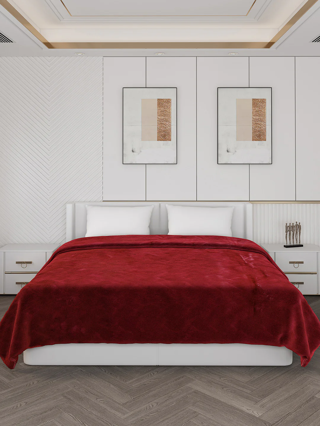 Printed Double Bed Blanket for Heavy Winter -2 Ply - Image 2