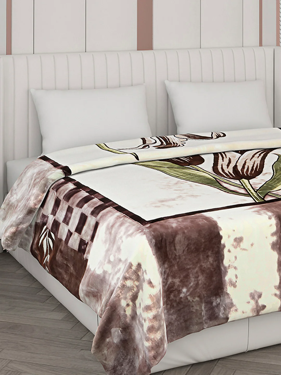 Printed Double Bed Blanket for Heavy Winter -2 Ply - Image 4
