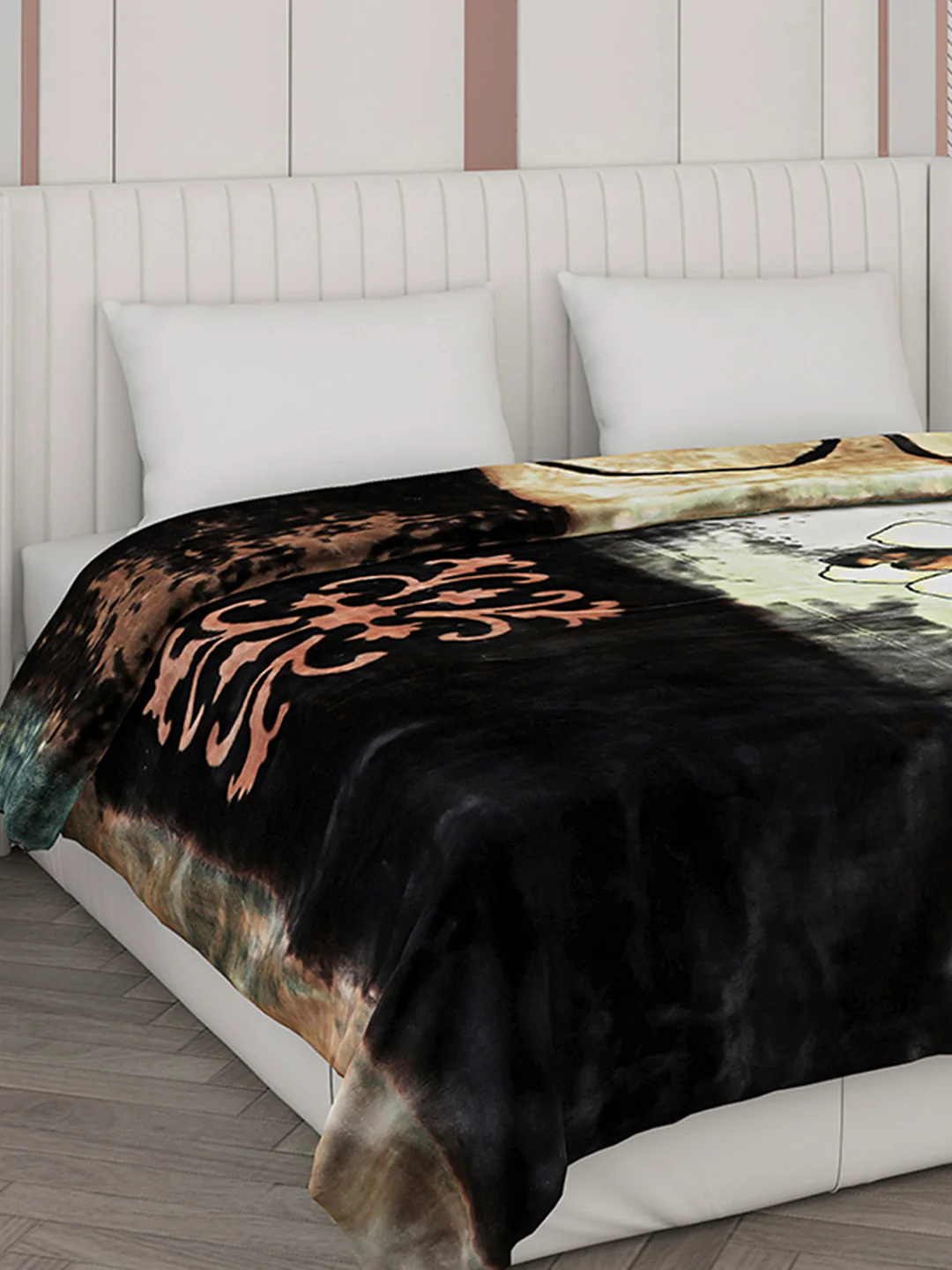 Printed Double Bed Blanket for Heavy Winter -2 Ply - Image 4