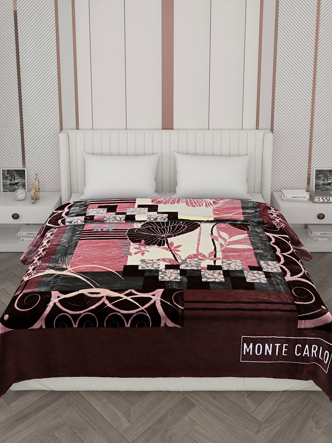 Printed Double Bed Blanket for Heavy Winter -2 Ply - Image 3
