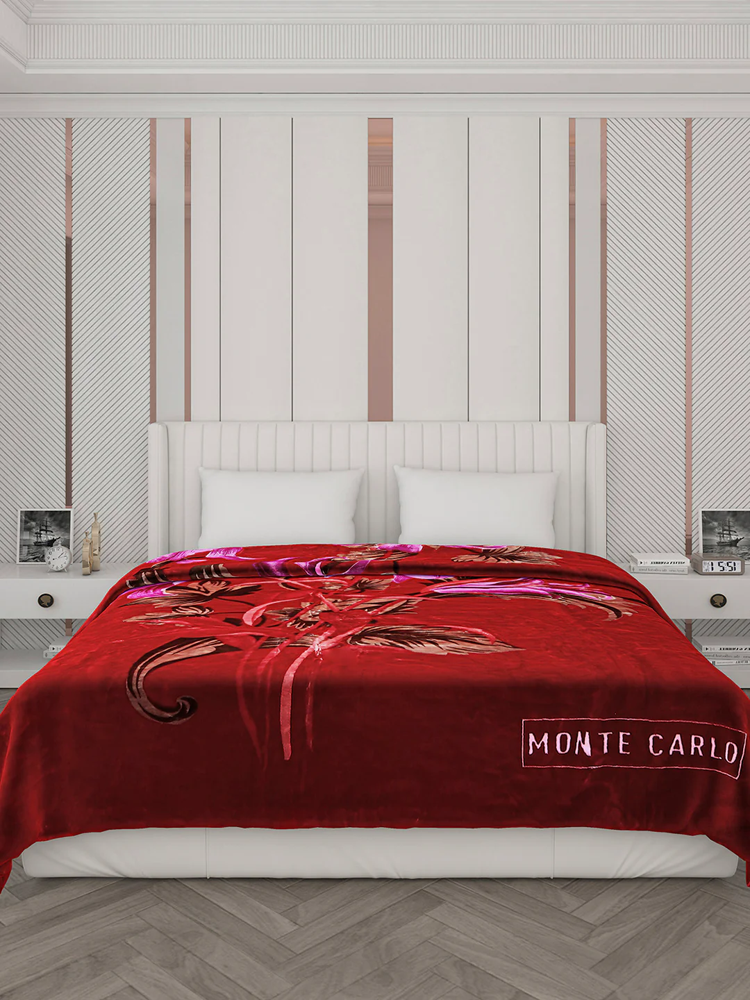 Printed Double Bed Blanket for Heavy Winter -2 Ply - Image 2