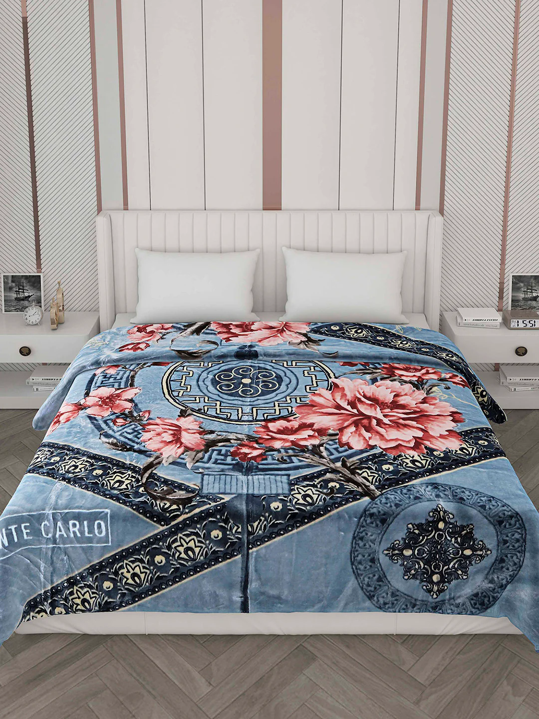 Printed Double Bed Blanket for Heavy Winter -2 Ply - Image 3