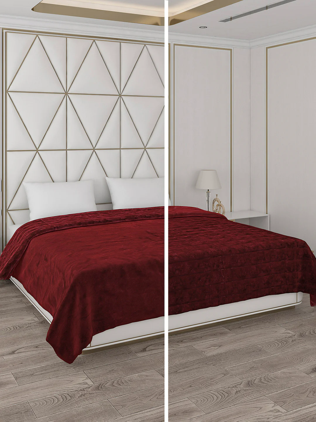 Printed Double Bed Blanket for Heavy Winter -2 Ply - Image 2