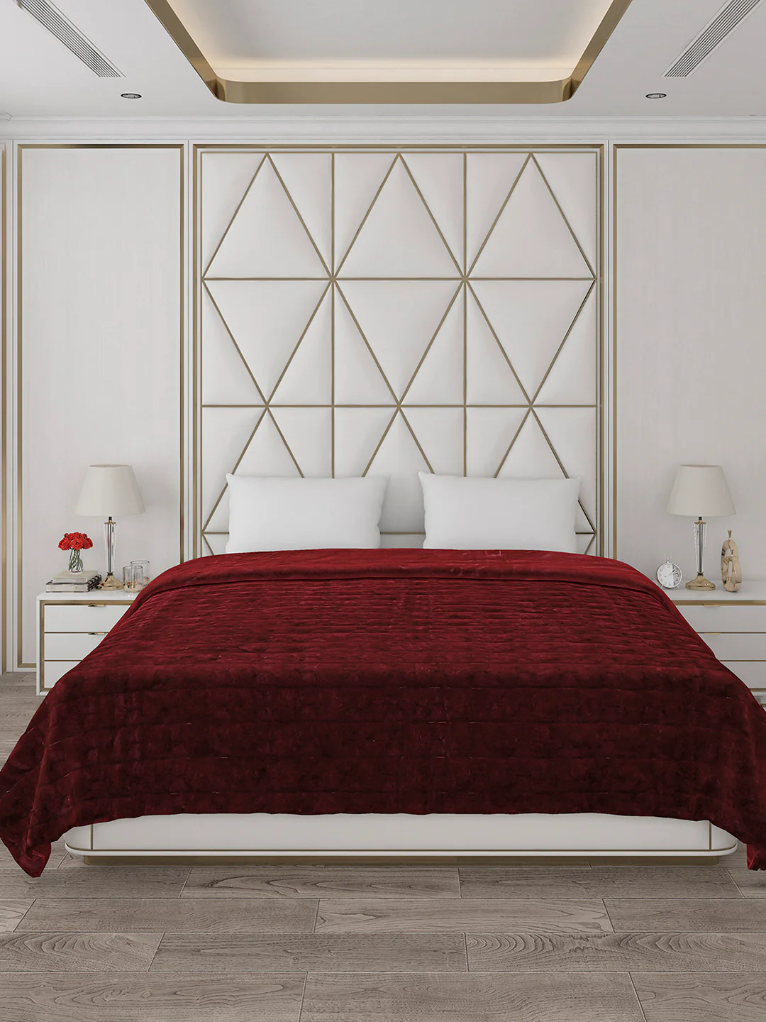 Printed Double Bed Blanket for Heavy Winter -2 Ply - Image 3