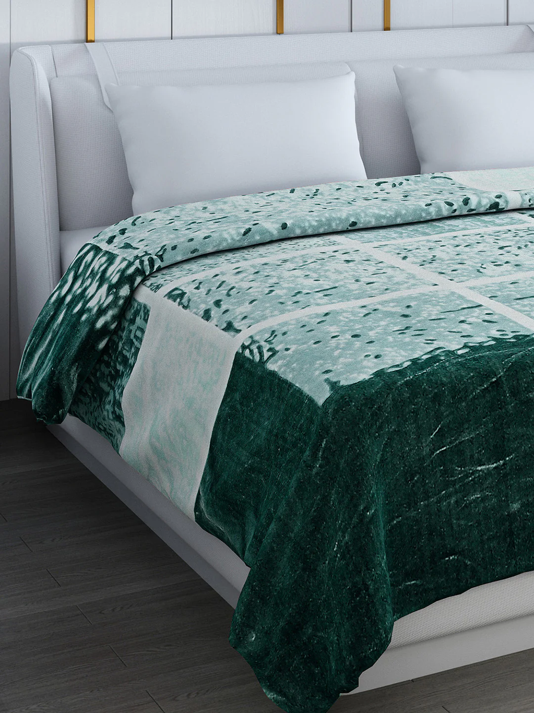 Printed Double Bed Blanket for Heavy Winter -2 Ply - Image 4