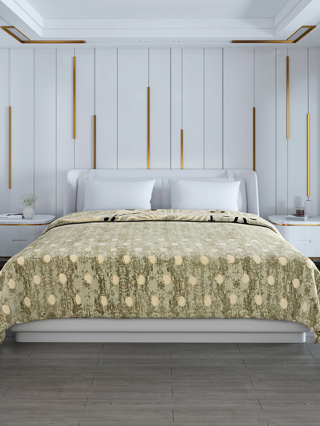 Printed Double Bed Blanket for Heavy Winter -2 Ply - Image 2