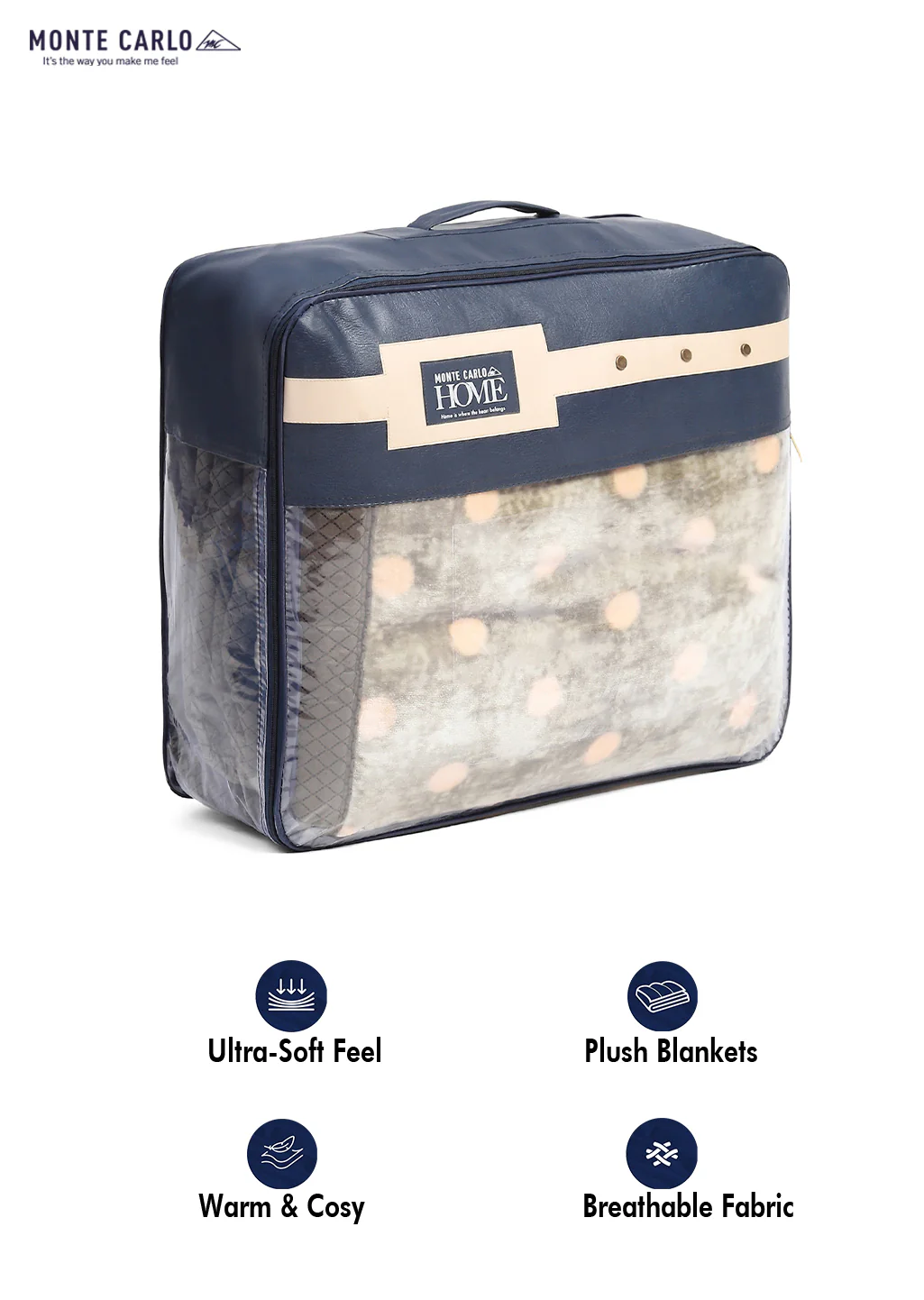 Printed Double Bed Blanket for Heavy Winter -2 Ply - Image 8