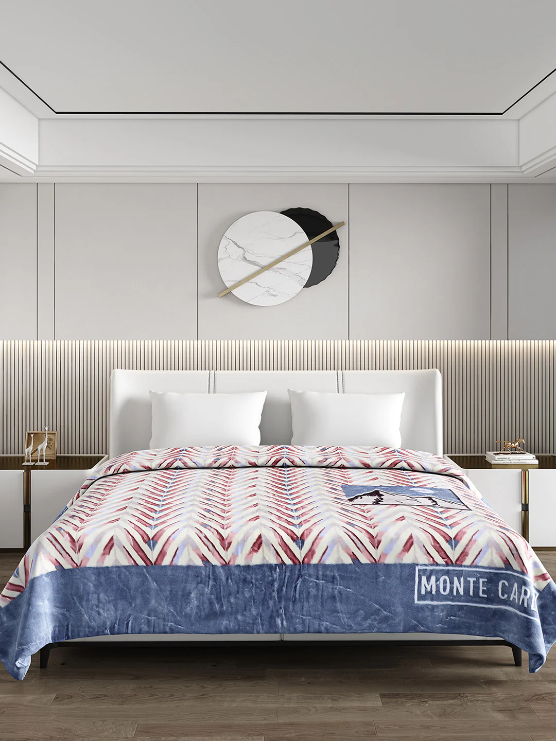 Printed Double Bed Blanket for Heavy Winter -2 Ply - Image 2